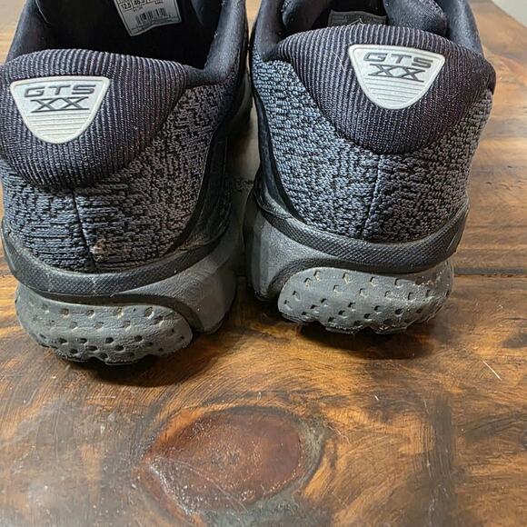 Brooks Adrenaline GTS 20 Men's 12.5 (2E Wide) Stability Running Shoes Black - Picture 2 of 4